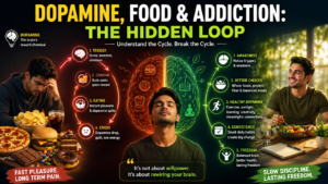 Read more about the article Dopamine, Food & Addiction: The Hidden Loop